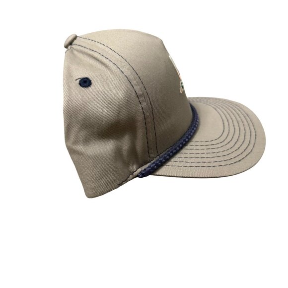 Burlebo Tan Embroidered Flying Mallard Duck Rope Paddy Cap Snapback Mens OS - Picture 3 of 6